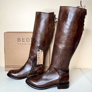 BED STU Manchester Distressed Leather Riding Boots BEDSTU Size 8